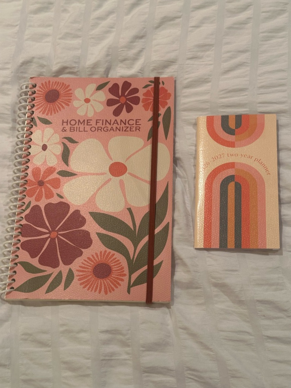 Home Finance & Bill Organizer Budget Planner & 2026 - 2027 two year Calendar